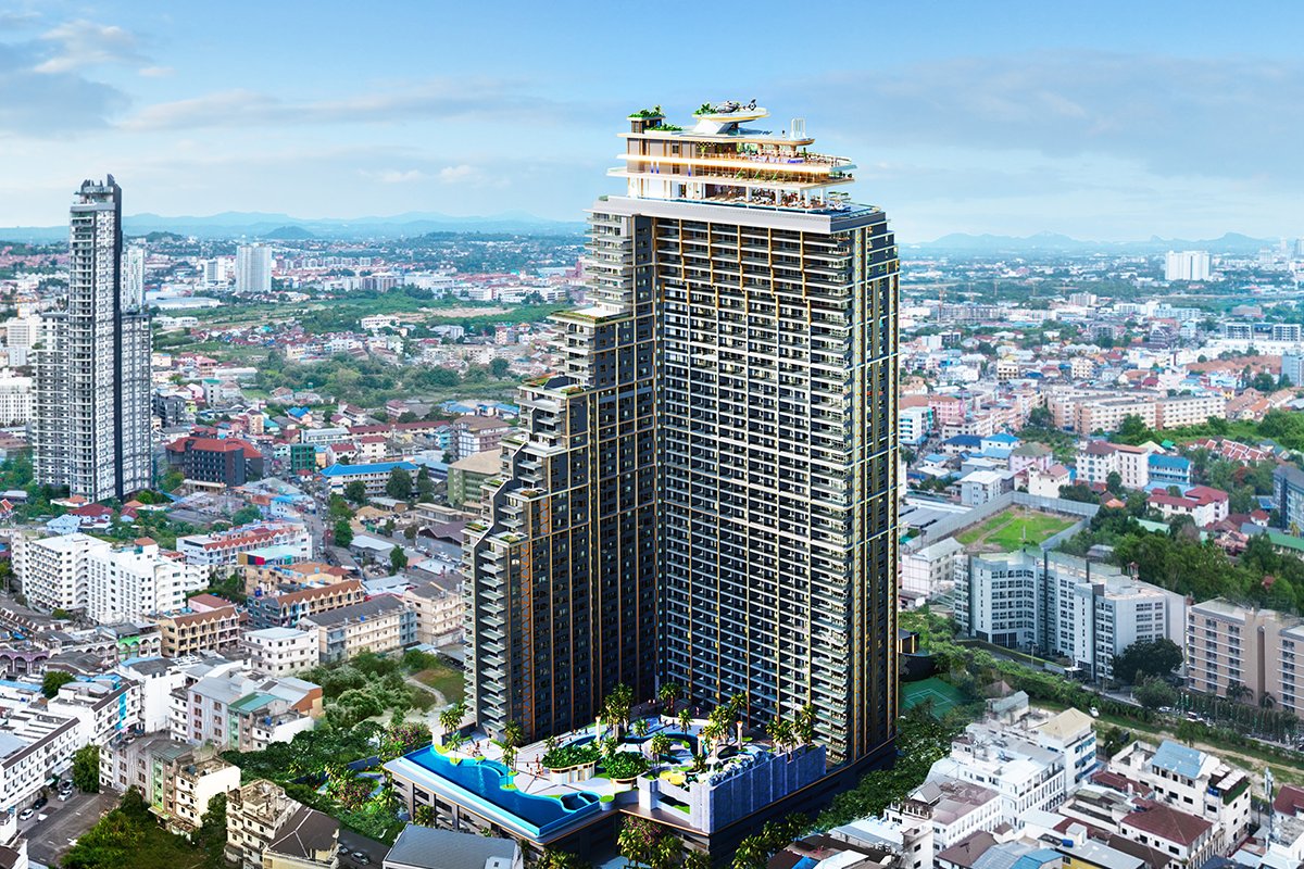 Grand Solaire Noble — аэрофото комплекса днём