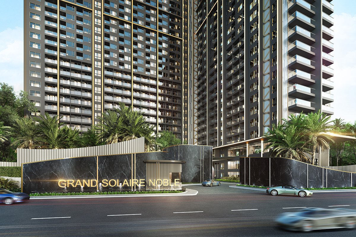 Grand Solaire Noble — главный въезд на территорию